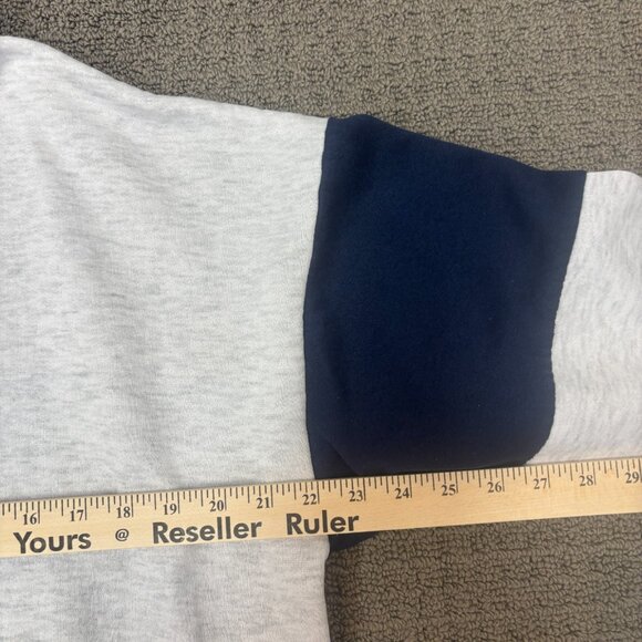 Vintage San Francisco Pullover Fleece Sweater Medium Quater Zip Lightweight 90s - Picture 7 of 11